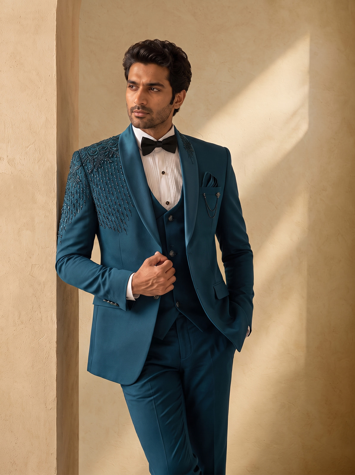Peacocke Blue suits